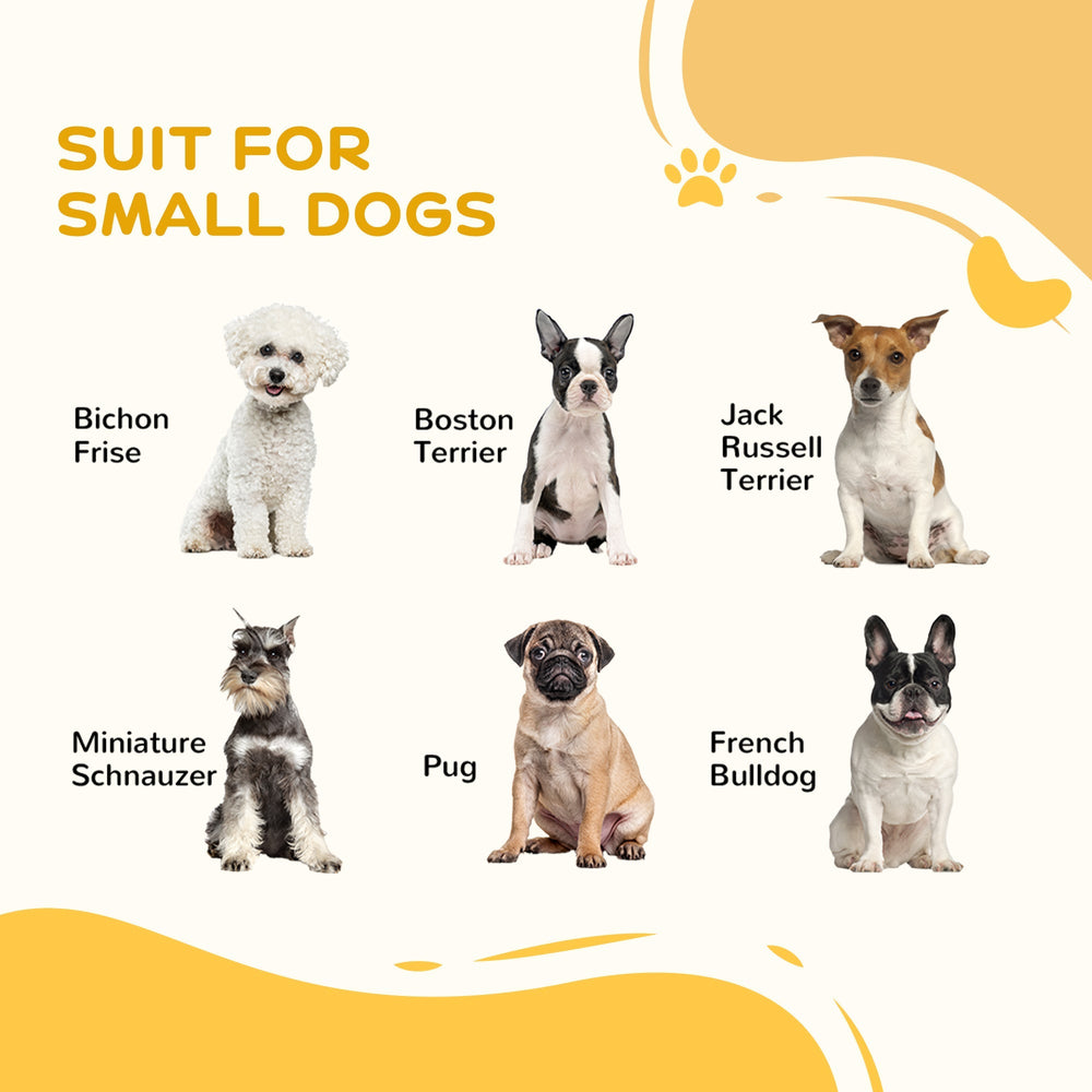 61H cm Heavy Duty Pet Playpen, 6 Panel Exercise Pen for Dogs, Adjustable Length, Indoor Outdoor, Small Sized Dogs, PawHut,