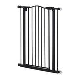 74-84cm Adjustable Metal Pet Gate Safety Barrier w/ Auto-Close Door Double Locking Easy-Open Doors Stairs Home Frames, PawHut,