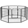 79H cm Heavy Duty 8 Panel Dog PlayPen, PawHut,