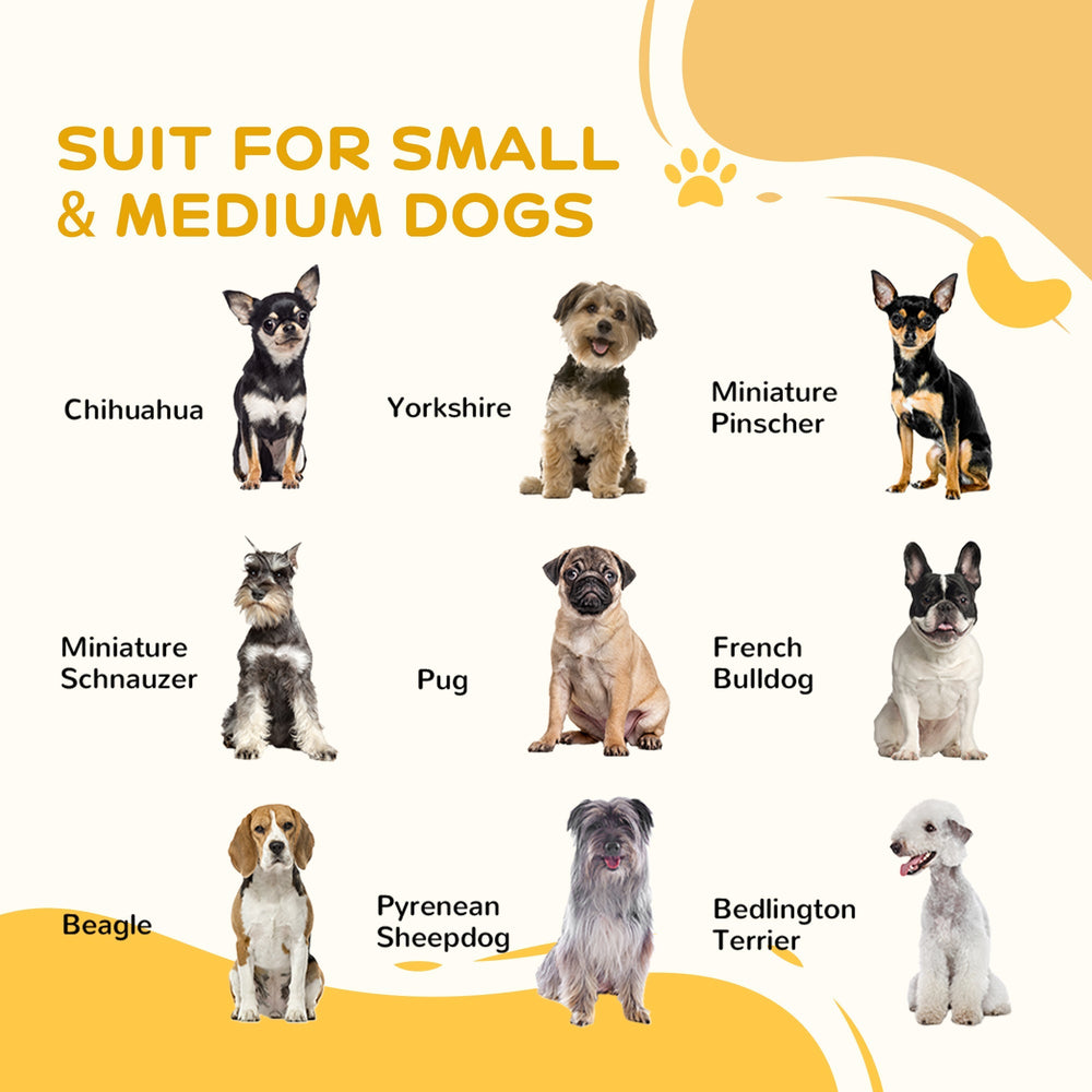 81H cm Heavy Duty Pet Playpen, 6 Panel Exercise Pen for Dogs, Adjustable Length, Small and Medium Sized Dogs, PawHut,