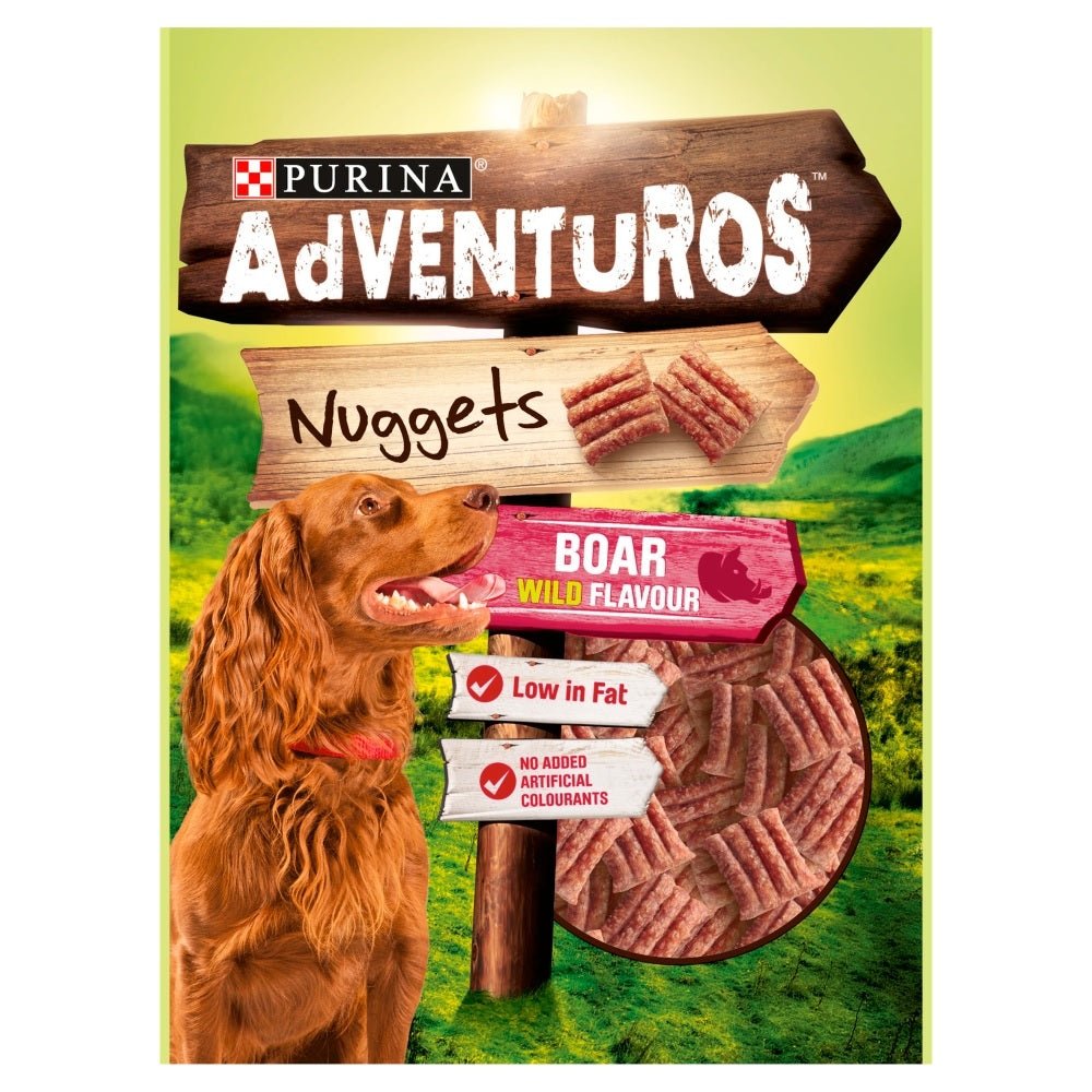Adventuros Wild Boar Nuggets 6x90g, Adventuros,