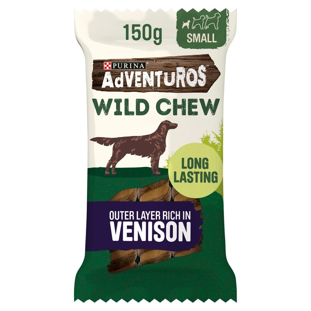 Adventuros Wild Chews Venison Small 7x150g, Adventuros,