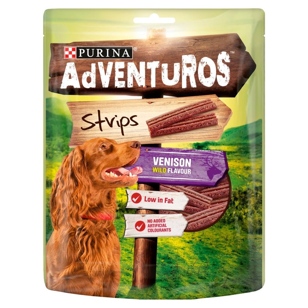 Adventuros Wild Venison Strips 6x90g, Adventuros,