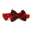 Ancol Cat Vintage Bow Safety Collar Tartan Single, Ancol,