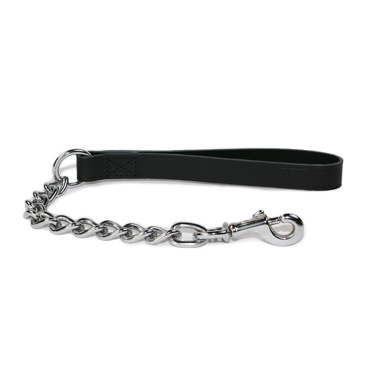 Ancol Classic Collection Leather Extra Heavy Chain Lead, Ancol, Black