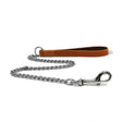 Ancol Classic Collection Leather Heavy Chain Lead, Ancol, Tan