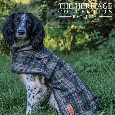Ancol Heritage Collection Green Check Coat XL 60cm, Ancol,