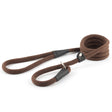 Ancol Heritage Deluxe Rope Slip Lead Brown 1.5m x 12mm, Ancol,