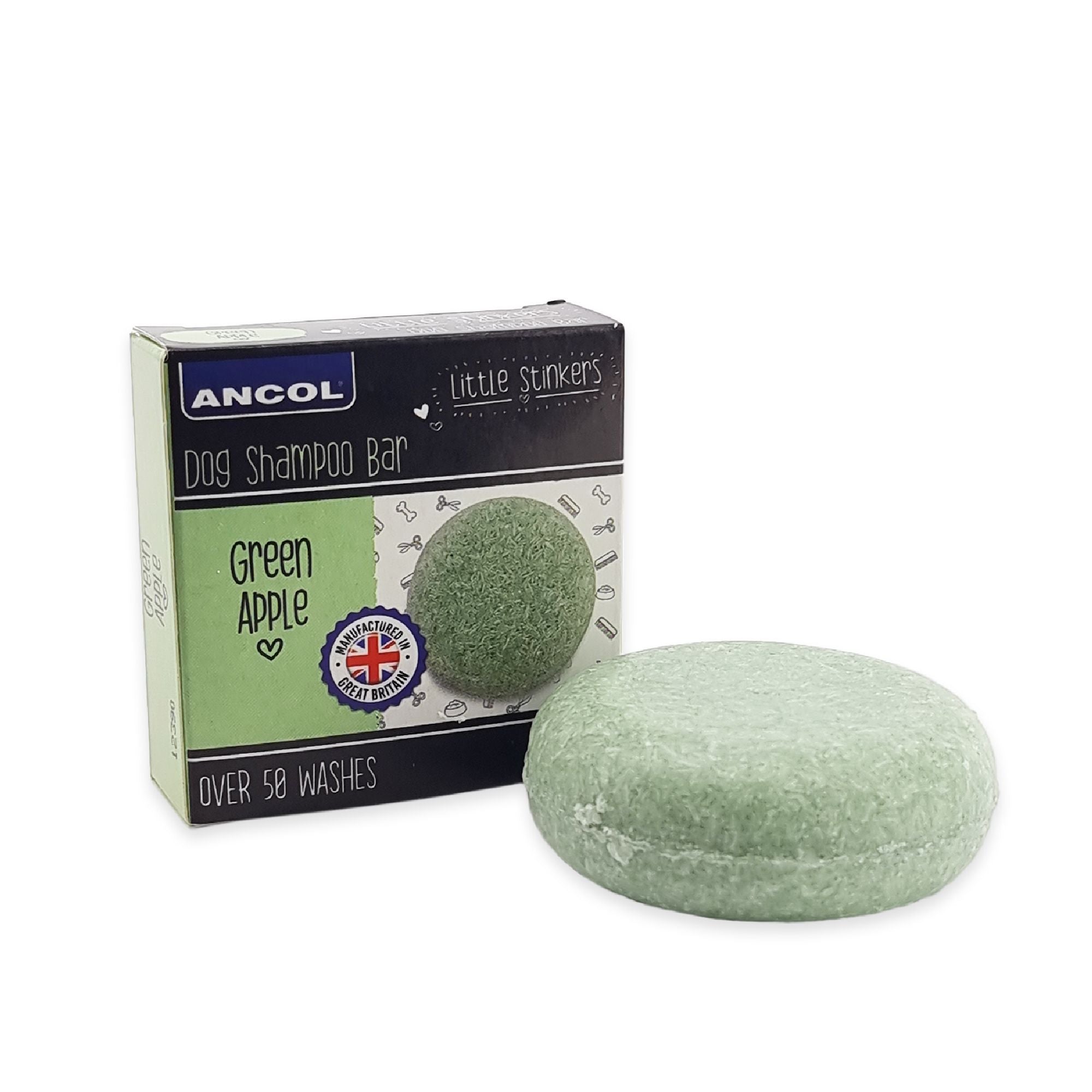 Ancol Little Stinker Dog Shampoo Bar Green Apple 6 x 50g, Ancol,