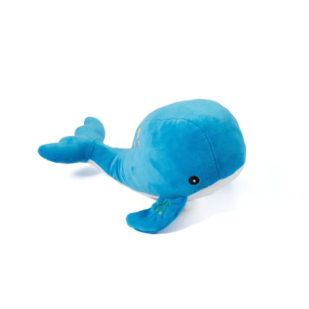 Ancol | Made From | Oshi the Whale Soft Dog Toy, Ancol,