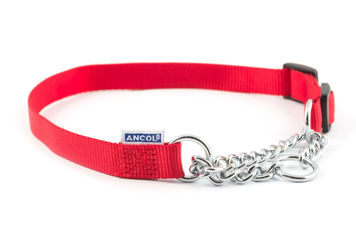 Ancol Nylon Chain Check Collar, Ancol, 45-60 cm