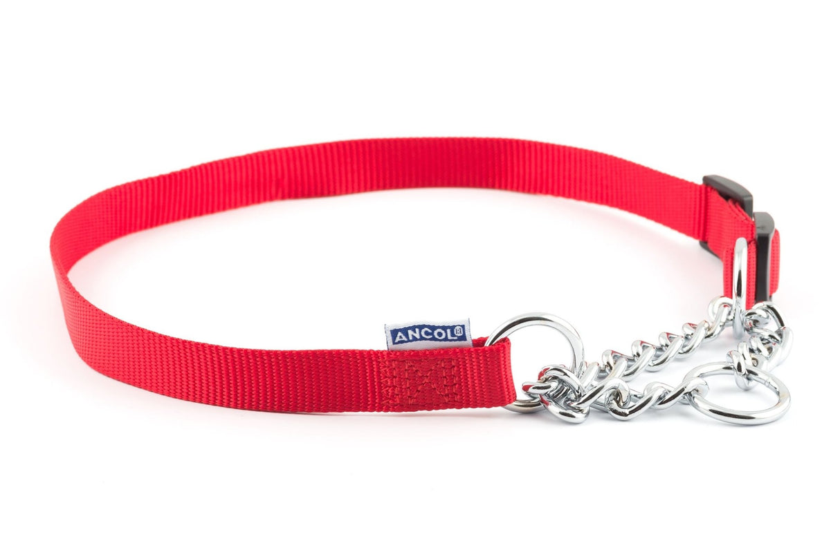 Ancol Nylon Chain Check Collar, Ancol, 50-70 cm