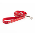 Ancol Paw and Bone Reflective Dog Lead, Ancol, Red