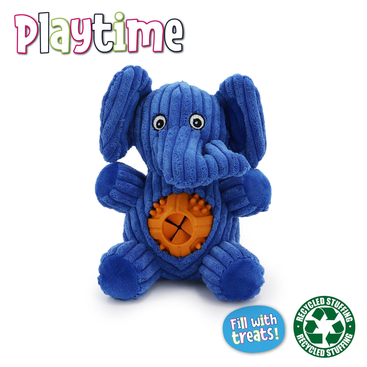 Ancol Playtime Treat Ball Belly Elephant Dog Toy, Ancol,