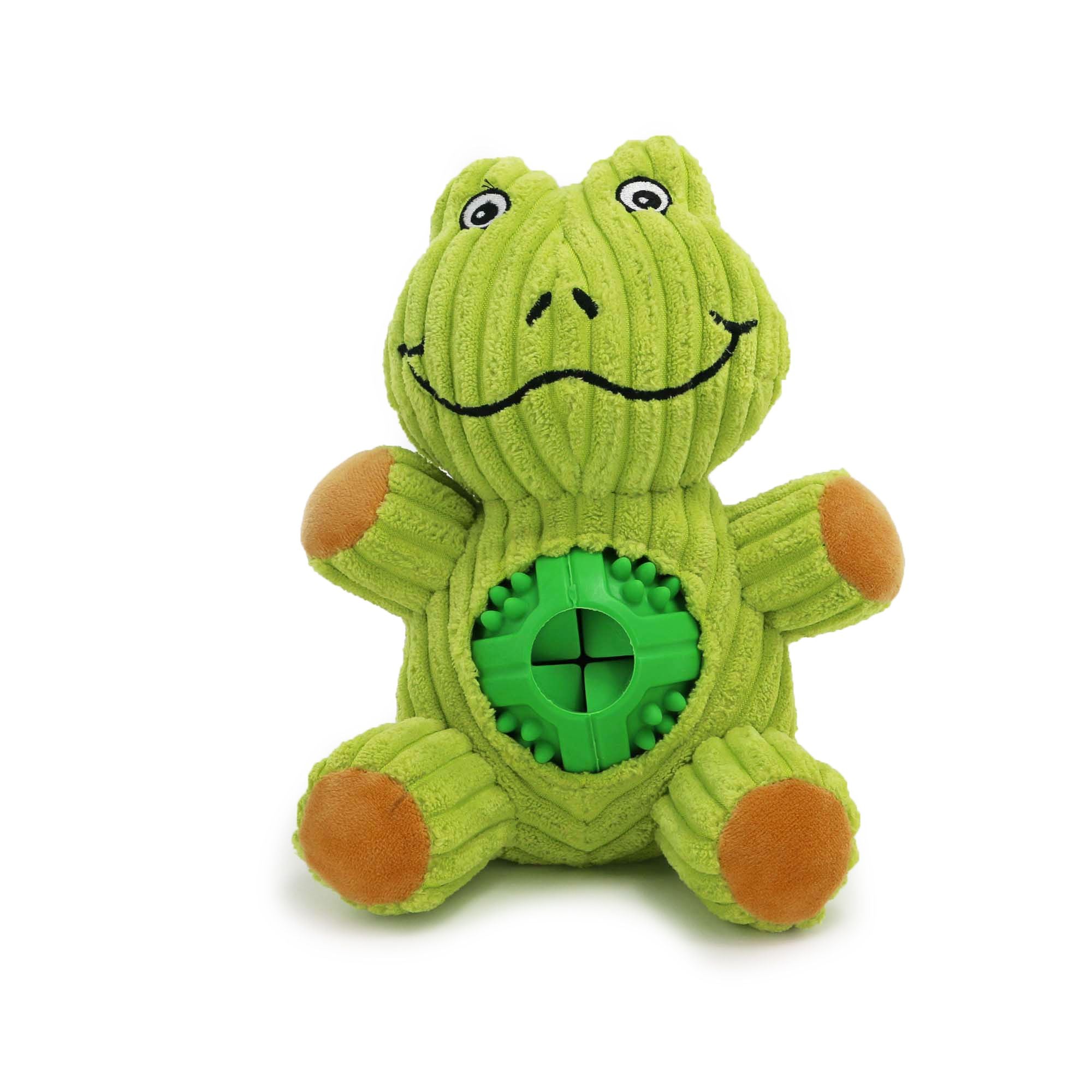 Ancol Playtime Treat Ball Belly Frog Dog Toy, Ancol,
