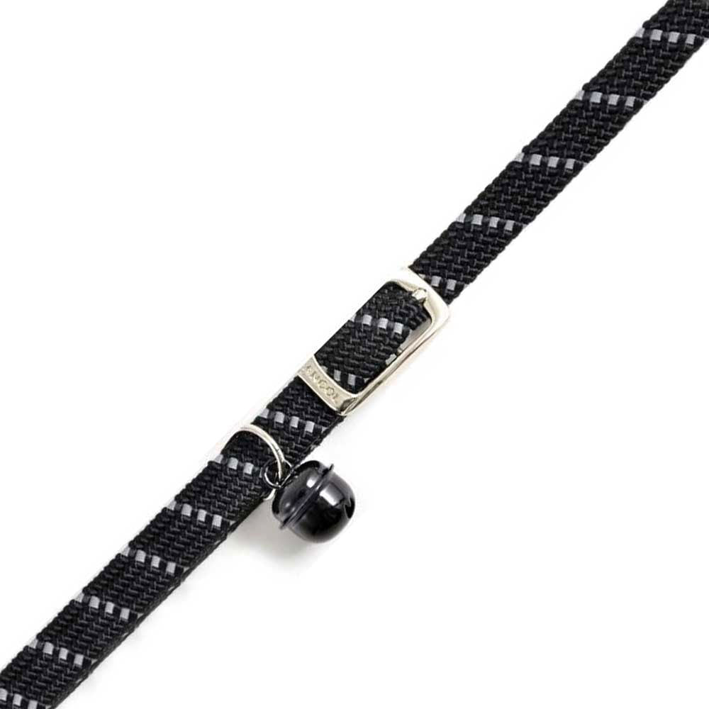 Ancol Reflective Soft Weave Cat Collar, Ancol, Black