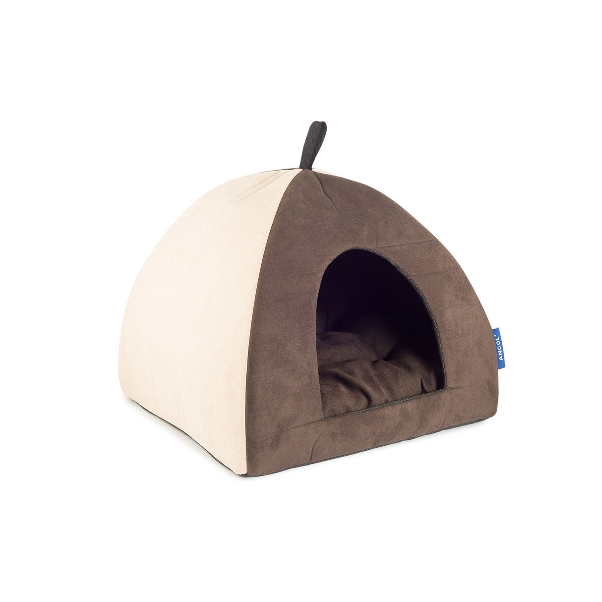 Ancol Sleepy Paws Pyramid Timberwolf Bed Beige Single, Ancol,