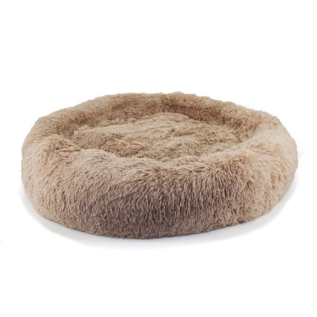 Ancol Sleepy Paws Super Soft Plush Donut Bed Oatmeal, Ancol, 100 cm