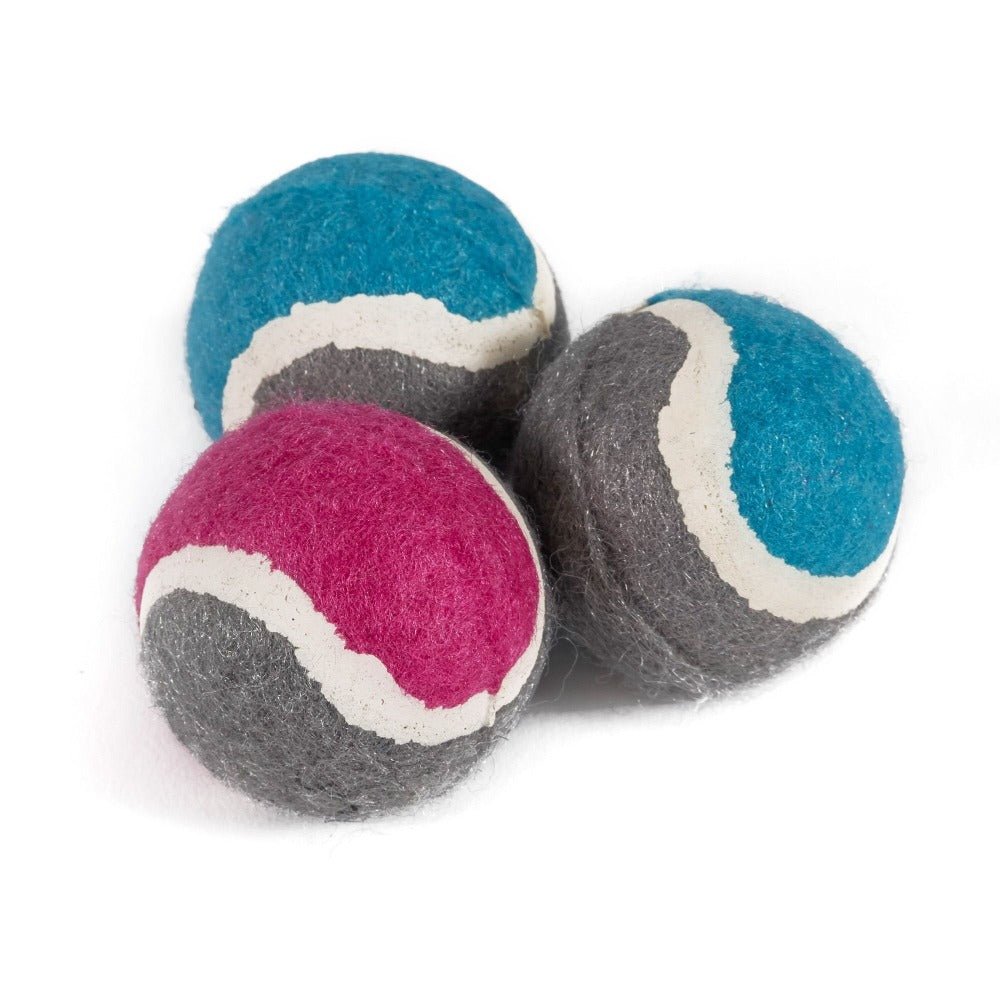 Ancol Small Bite Mini Tennis Balls x6 Puppy Toy, Ancol,