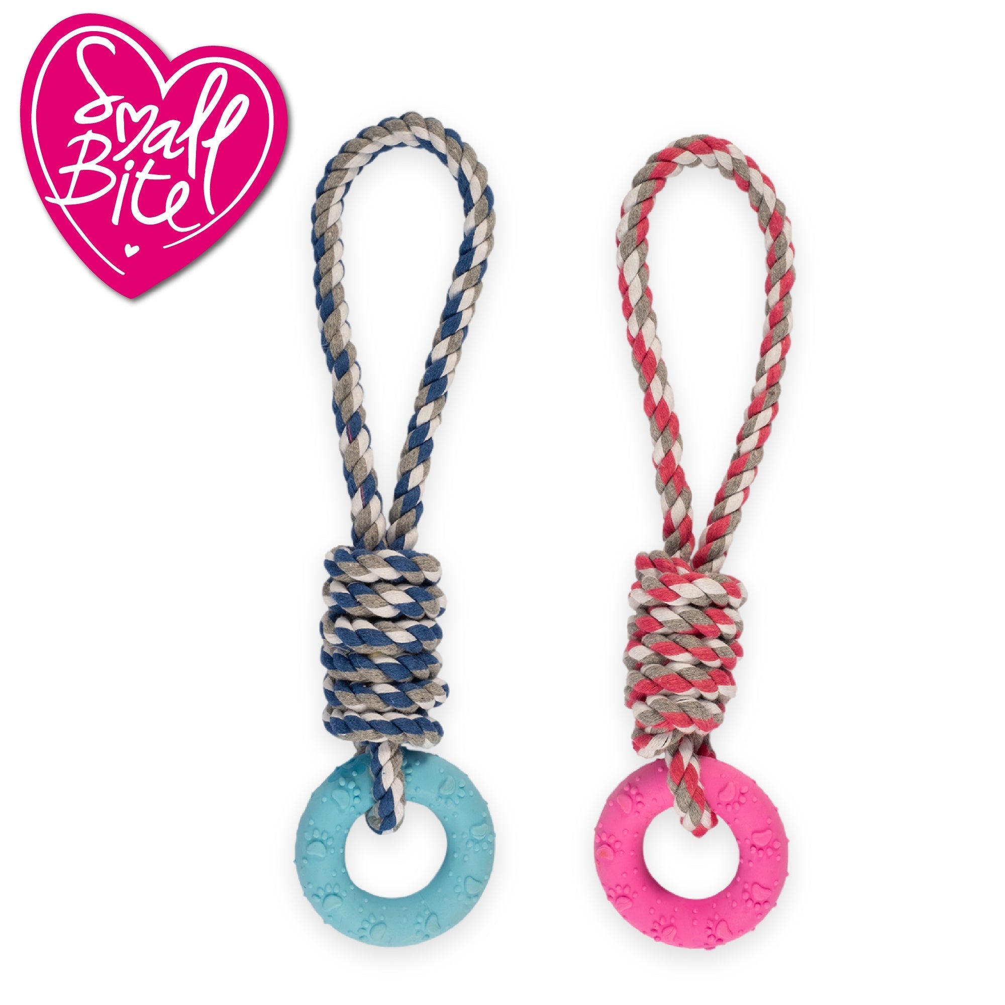 Ancol Small Bite Rope & Ring Puppy Toy, Ancol,