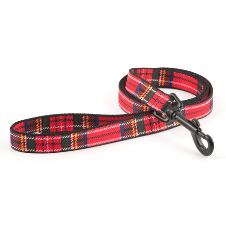 Ancol Tartan Lead 1m x 19mm, Ancol, Red