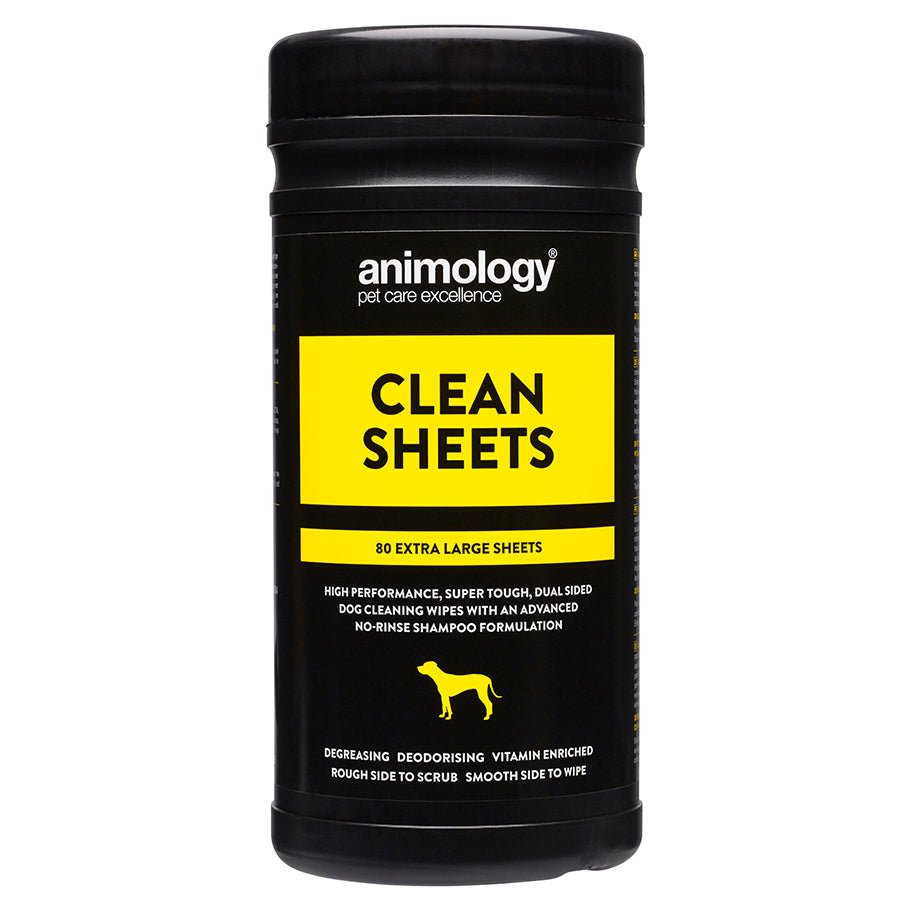 Animology Clean Sheets 6 x 80 Sheet Pack, Animology,