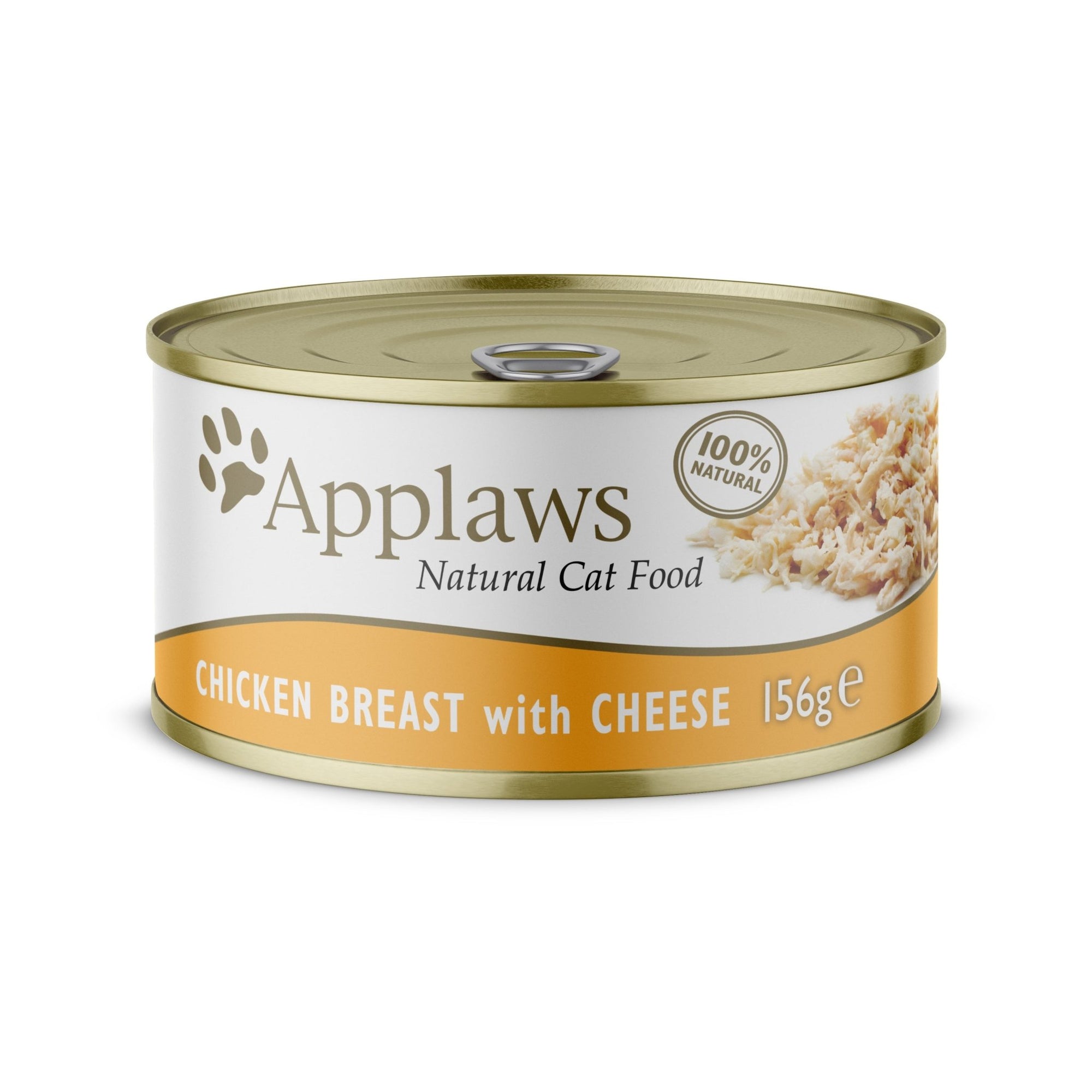 Applaws Cat Chicken Breast with Cheese in Broth Tins, Applaws, 24x156g