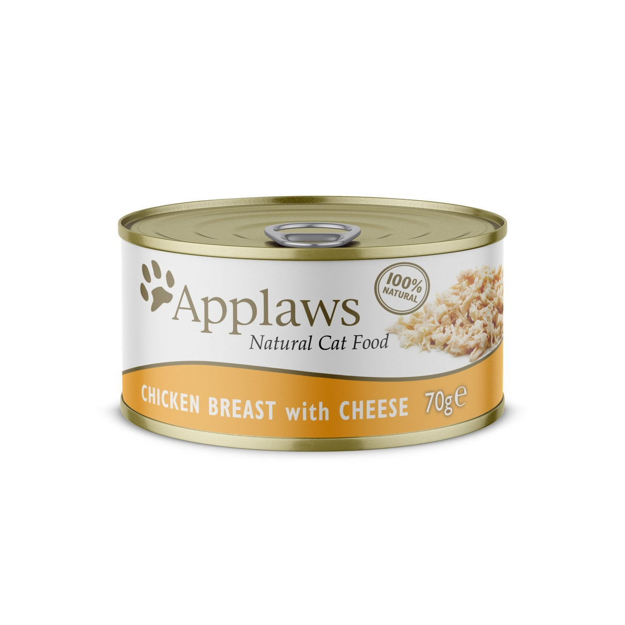 Applaws Cat Chicken Breast with Cheese in Broth Tins, Applaws, 24x70g