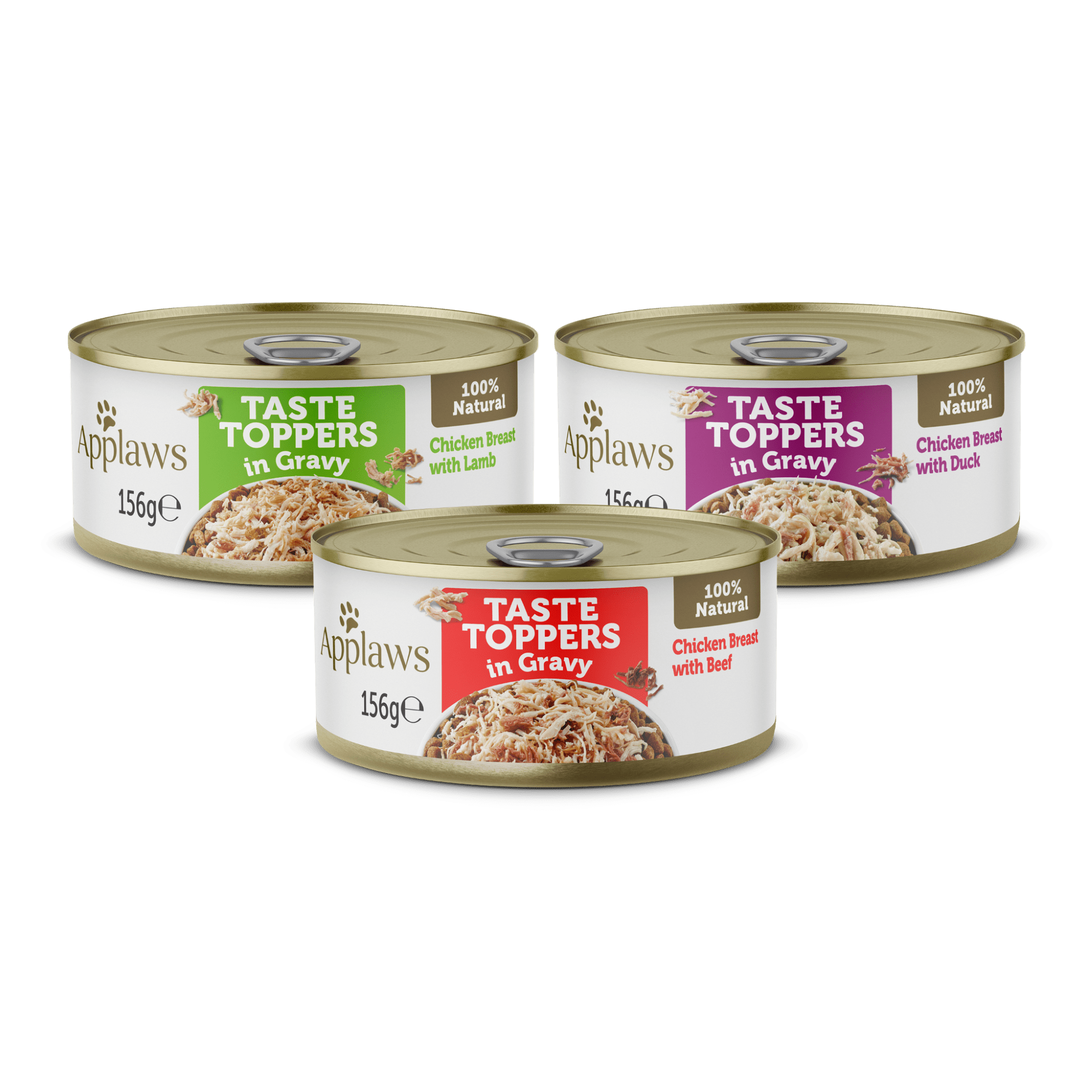 Applaws Taste Toppers Gravy Selection Tin 4x (8x156g), Applaws,
