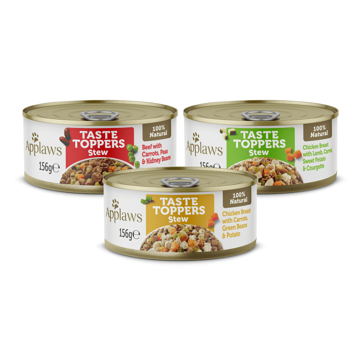 Applaws Taste Toppers Stew Tin Selection 4x (8x156g), Applaws,