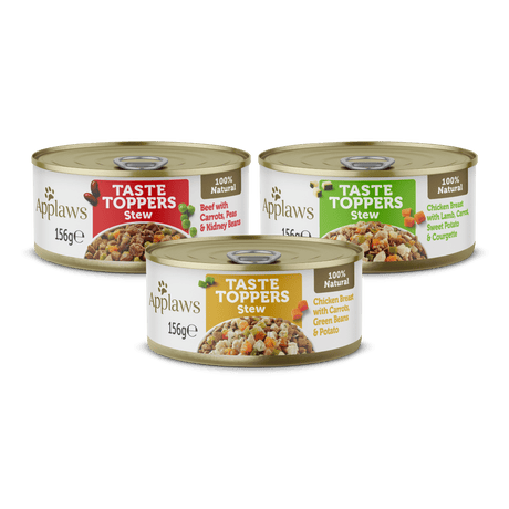 Applaws Taste Toppers Stew Tin Selection 4x (8x156g), Applaws,