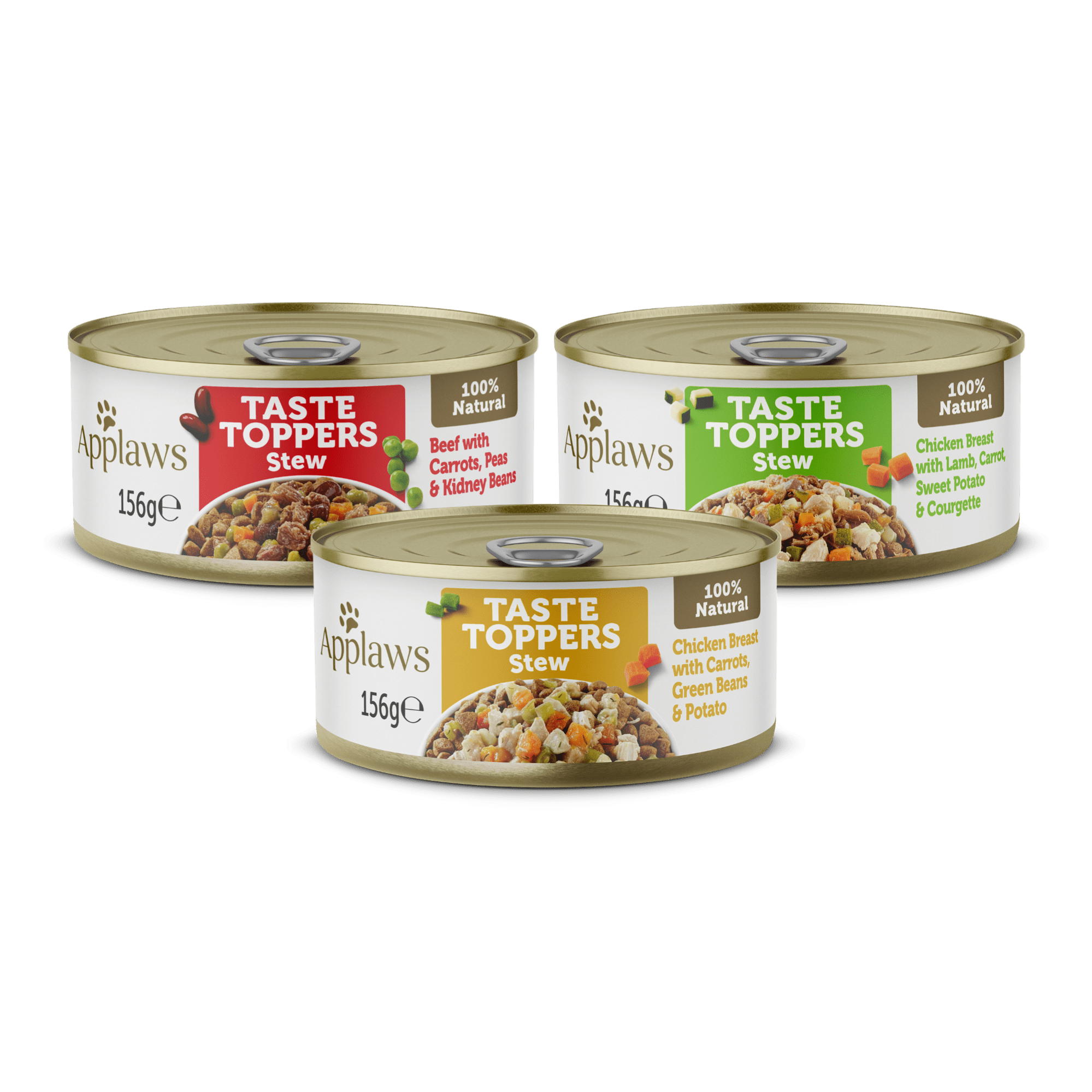 Applaws Taste Toppers Stew Selection Tin 4x (8x156g), Applaws,