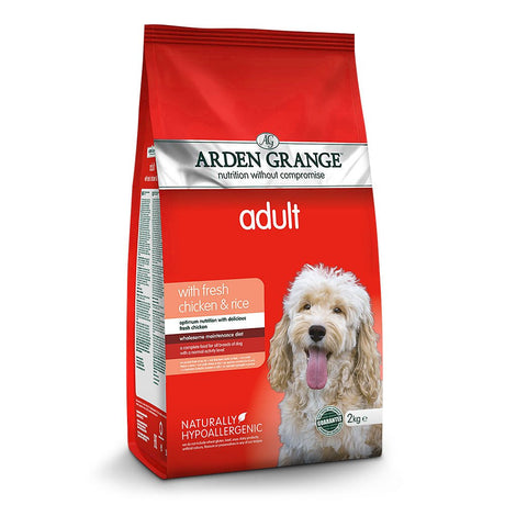 Arden Grange Dry Adult Dog Food with Fresh Chicken & Rice, Arden Grange, 2 kg