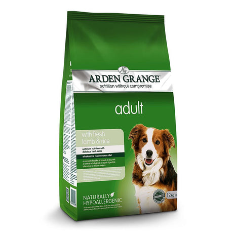 Arden Grange Dry Adult Dog Food with Fresh Lamb & Rice, Arden Grange, 12 kg