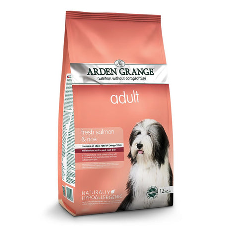 Arden Grange Dry Adult Dog Food with Fresh Salmon & Rice, Arden Grange, 12 kg