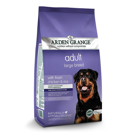 Arden Grange Dry Adult Large Breed Dog Food with Fresh Chicken & Rice, Arden Grange, 12 kg