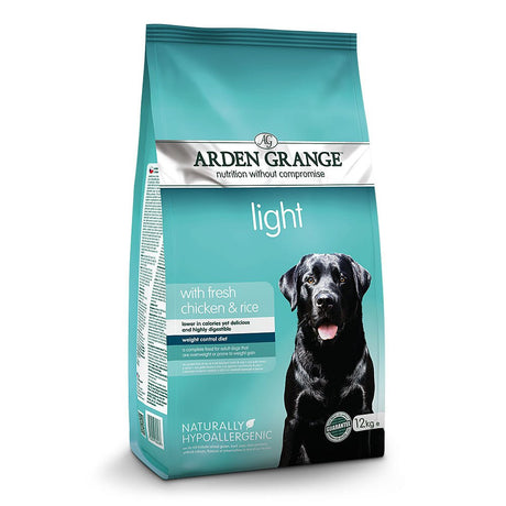 Arden Grange Dry Light Dog Food with Fresh Chicken & Rice, Arden Grange, 12 kg