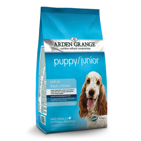 Arden Grange Dry Puppy/Junior Dog Food Rich in Fresh Chicken, Arden Grange, 12 kg