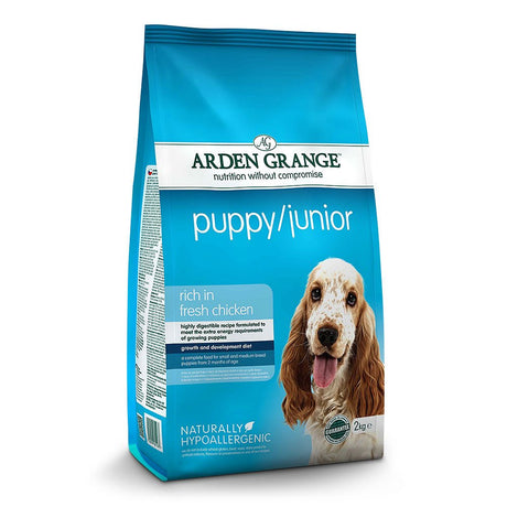 Arden Grange Dry Puppy/Junior Dog Food Rich in Fresh Chicken, Arden Grange, 2 kg