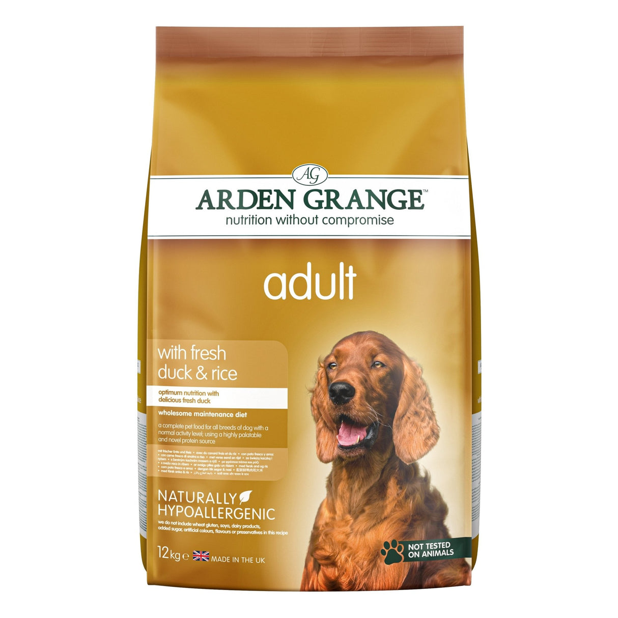 Arden Grange Fresh Duck and Rice Adult Dog Food, Arden Grange, 12 kg