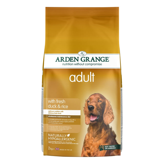 Arden Grange Fresh Duck and Rice Adult Dog Food, Arden Grange, 2 kg