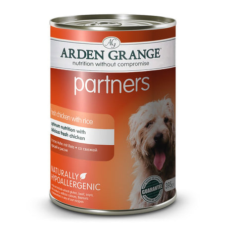Arden Grange Partners Chicken, Rice & Vegetable 4x (6x395g), Arden Grange,