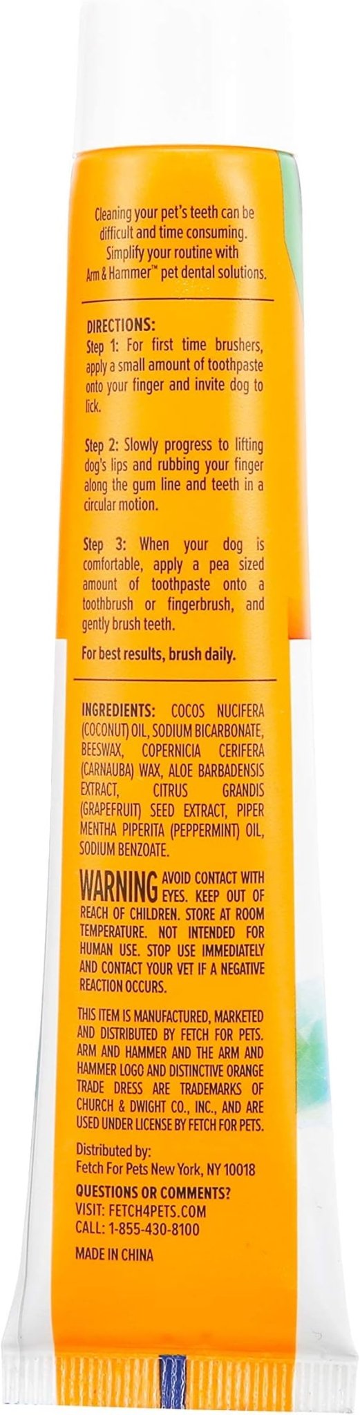 Arm & Hammer Coconut Mint Toothpaste for Dogs, Arm & Hammer,