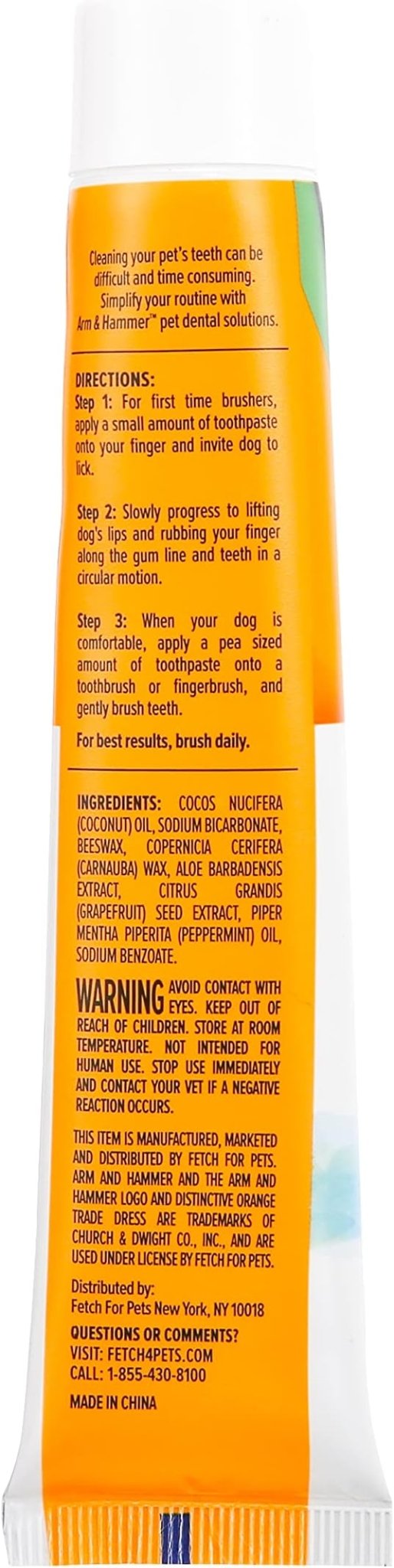 Arm & Hammer Coconut Mint Toothpaste for Puppies, Arm & Hammer,