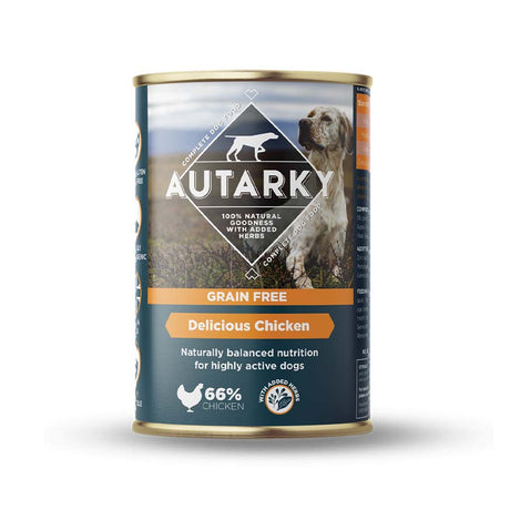 Autarky Grain Free Delicious Chicken Veg 12x395g, Autarky,