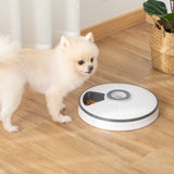Automatic Pet Dog Cat Feeder w/ Digital Timer Six-Meal Food Dispenser, PawHut,