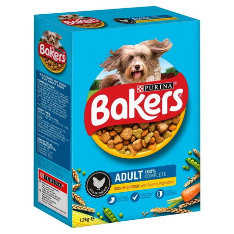 Bakers Adult Chicken & Veg, Bakers, 5x1.2kg