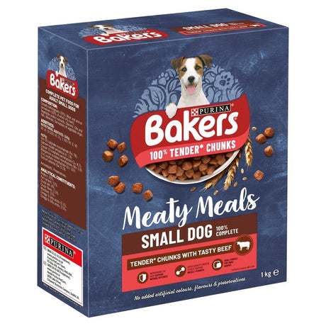 Bakers Meaty Meals Small Dog with Beef 5x1kg, Bakers,