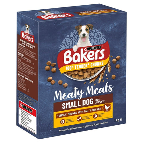 Bakers Meaty Meals Small Dog with Chicken 5x1kg, Bakers,