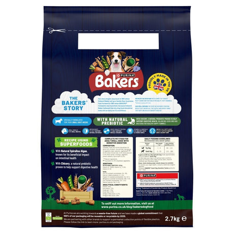Bakers Small Dog Sensitive Tum 2.7 kg, Bakers,